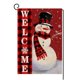 thumbnail image 1 of Bandera de jardín Bravilan Welcome Christmas, muñeco de nieve, 32 x 45 cm, 1 of 7