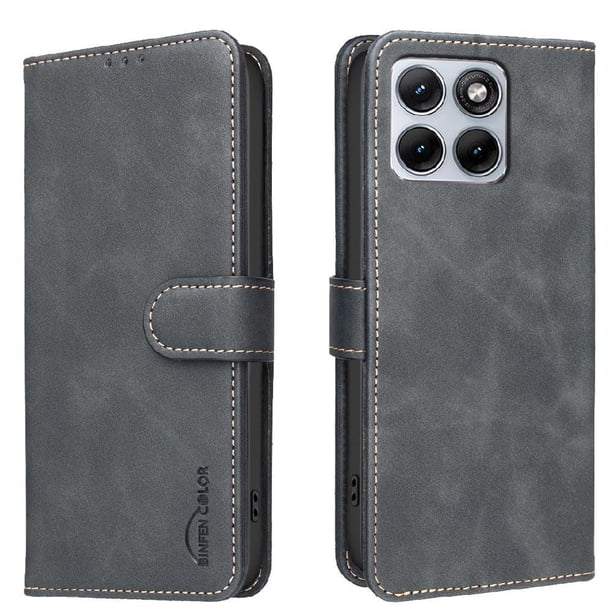 Funda Billetera para Motorola Edge 70 Fusion Protección RFID y Soporte Ajustable Negro