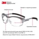 thumbnail image 2 of Gafas de seguridad 3M Nuvo Readers +lente transparente de 2.0 dioptrías, 2 of 4