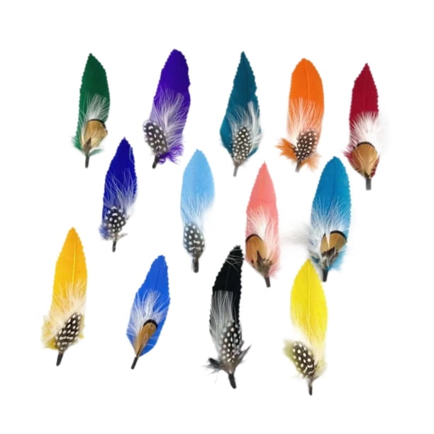 Plumas De Sombrero Para Sombreros Fedora Novedad Para Fiesta Sombrero De Vaquero Occidental Clip Pequeño Cantidad 13