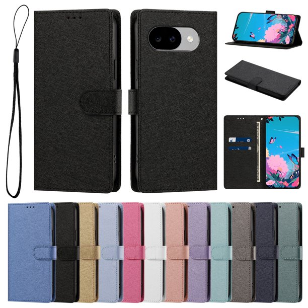 Cartera Protectora para Google Pixel 11A con Soporte, Negro