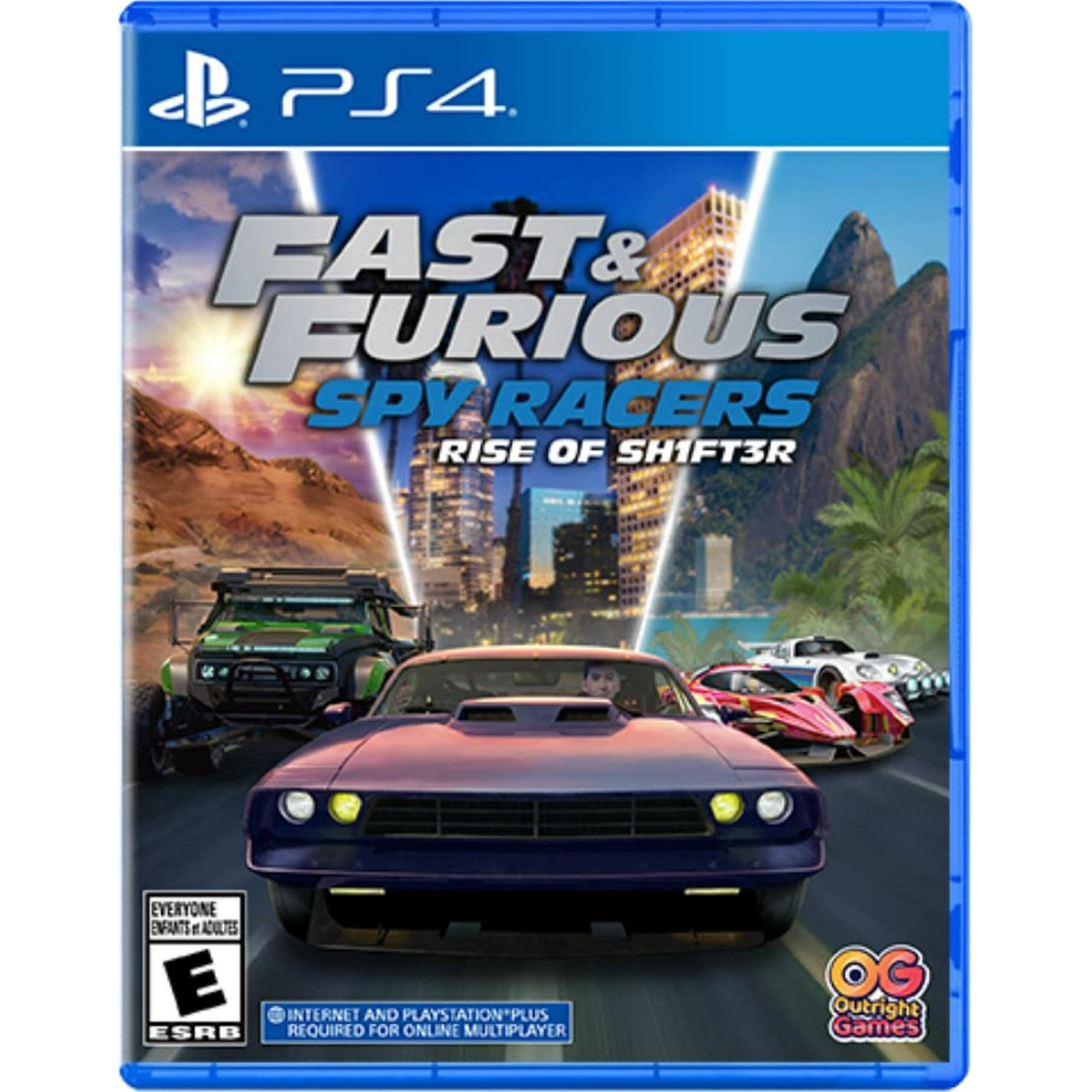 Playstation - Fast & Furious Spy Racers Rise Of Sh1ft3r Ps4 Físico Azul