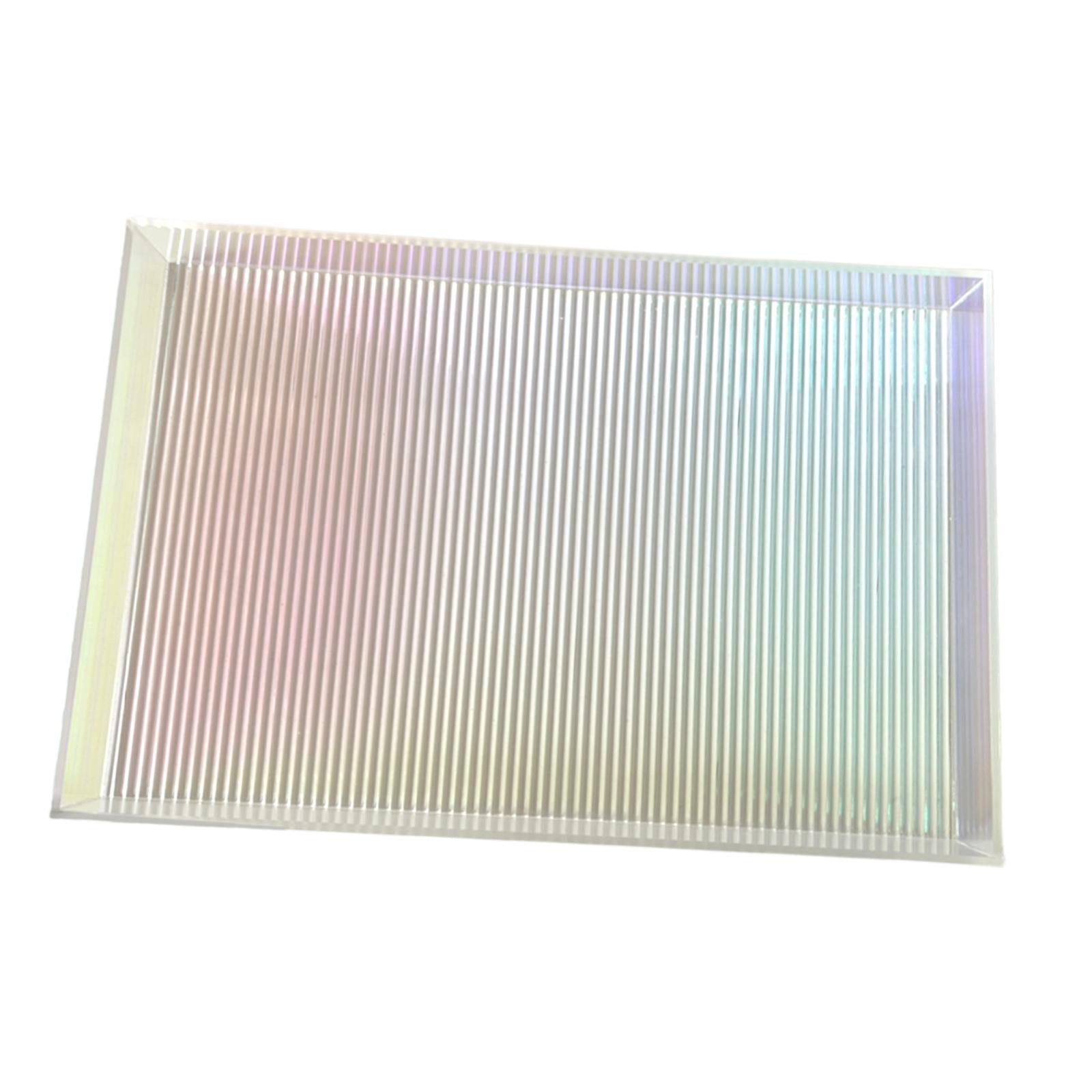 Magideal - Bandeja Decorativa, Bandeja De Tocador, Organizador De Escritorio Multifunción, Bandeja Acrílica Colorida, Bandeja De Servicio Para Baño, Sala De Esta Patrón De Agua L