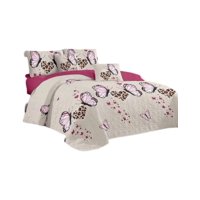 Genérico - Quilt Verano 2 Plazas+2 Fundas Verano Suave 13N57