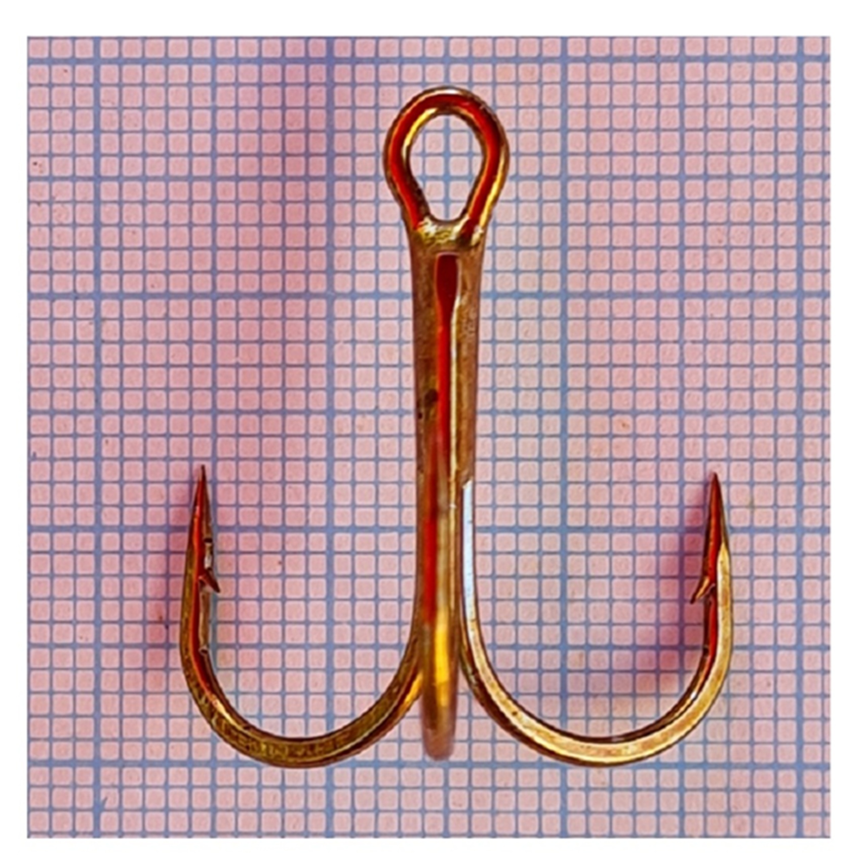 Silver Wave - Anzuelo Silve Wave Triple #2 26Mm 1 Gr Con Ojo Bronce Sobre Con 10 Anzuelos Pesca