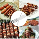 thumbnail image 3 of Set Parilla De 6 Pinchos Brochetas Anticucho Metal De 60 Cm, 3 of 3