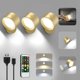 thumbnail image 1 of Lámpara de pared LED recargable Racokky con control remoto, 1 of 7