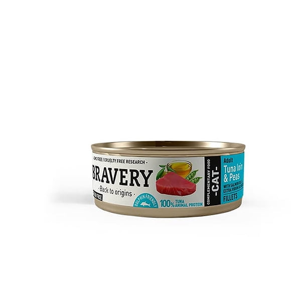 Bravery Tuna Loin & Peas Adult Cat 70Gr