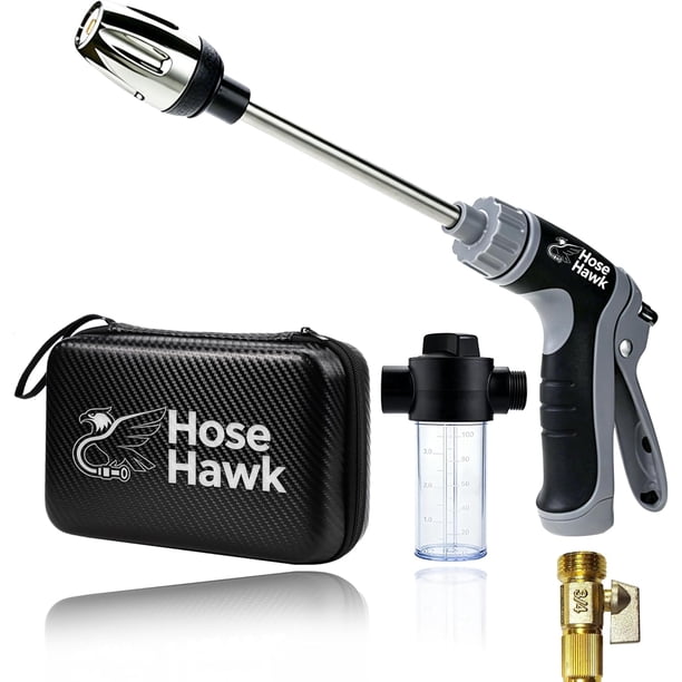 Pistola hidrolimpiadora depósito espuma 3 modos spray manguera 3/4 estilo americano