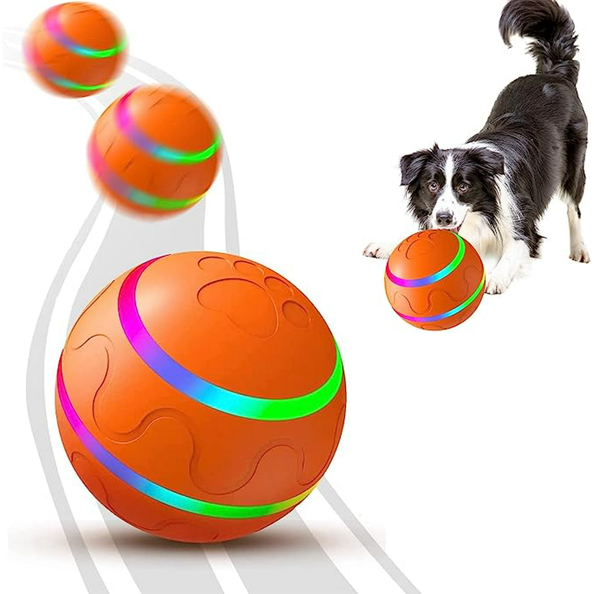 Tropika - Pelota Para Perros Y Gatos Inteligente Recargable - Naranjo