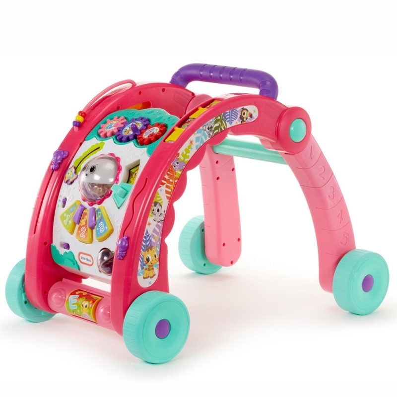 Little Tikes - Andador 3 En 1 Rosado Con Sonido Y Luces.