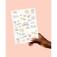 thumbnail image 5 of Tatuajes temporales xo, Fetti Rainbow 46 estilos con purpurina, 5 of 6