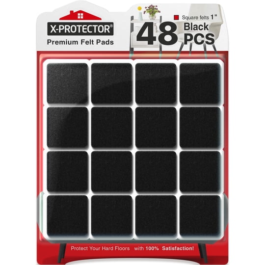 Protectores De Fieltro Para Muebles X-protector 48 Piezas Para Pisos De Madera