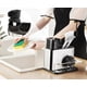 thumbnail image 2 of Dispensador De Jabón Para Cocina Acabado Negro Plateado Diseño Compacto Plástico ABS, 2 of 4