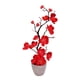 thumbnail image 3 of Flor De Ciruelo Artificial En Maceta, Ideal Para Jardín, Sala De Estar O Hogar (roja)., 3 of 5