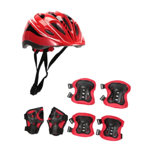 Casco De Bicicleta Infantil Portátil Con Almohadillas De Codo Para Bicicletas Estilo De Patinaje En Línea Al Aire Libre F