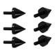 thumbnail image 2 of 6 Unids 5mm Tornillos De Parabrisas De Motocicleta Universal Tornillos De Punta Tuercas Negro, 2 of 5
