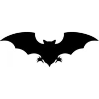 Rienda Libre Graphics - Decomural Creepy Vampire Bat Halloween Ws-32706