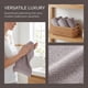 thumbnail image 4 of REGALWOVEN Toallas de Mano Texturizadas de Algodón Waffle, 13" x 29" Suaves Absorbentes Decorativas para Baño, Gimnasio, Spa, Hotel, Hogar Marrón 2pk, 4 of 7