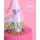 thumbnail image 4 of Minisombreros de fiesta Xo, lámina iridiscente Fetti, 10 unidades, 4 of 9
