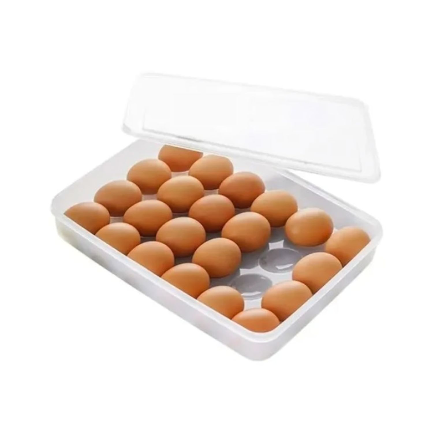 Genérico - Organizador Plástico Almacenador Transparente 24 Huevos