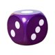 thumbnail image 1 of Dados De Espuma EVA STEM Aprendizaje De Matemáticas Ense?anza D6 Para El Aula Ni?os Bolsa Rellenos Violeta, 1 of 5