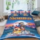 thumbnail image 2 of Los Inseparables Conjunto de sábanas temático, trío de piezas, cómodo y amigable con la piel, diseño único, regalo de decoración para el hogar para familiares, amigos y fans,173cm *218cm, 2 of 6
