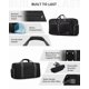 thumbnail image 5 of Bolsa de viaje Gonex de 40 litros, plegable, repelente al agua, negra, 5 of 9