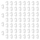 thumbnail image 2 of CLIPS de MELLA de 60 PCS CUBIERTAS de CUBIERTA de CUBIERTA Multipropósito clips de soporte transparente moderno para un restaurante para acampar de 6x5x1.5 cm, 2 of 5