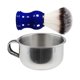 thumbnail image 4 of Tazón De Afeitar Masculino De Acero Inoxidable, Taza De Jabón Para Barba Y Barbero + Cepillo De Afeitar Con Mango De Resina, 4 of 6