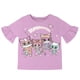 thumbnail image 2 of Conjunto de atuendo: camiseta Disney Super Kitties y pantalones cortos de gasa, color lavanda, 2 of 5