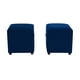 thumbnail image 1 of Set Pouf Cali 1c Felpa 30 Azul Marino, 1 of 5