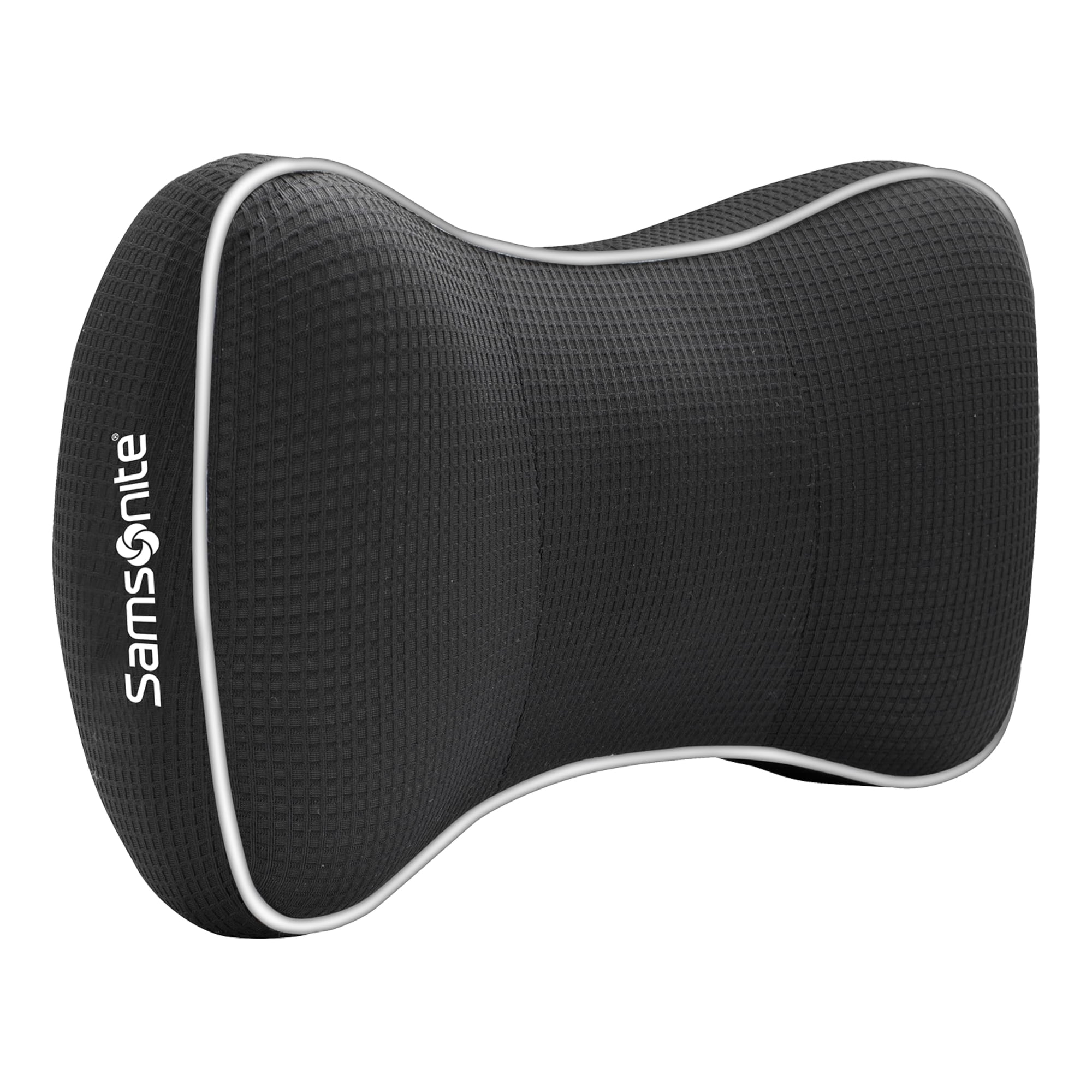Almohada Para Cuello De Coche Samsonite, Reposacabezas De Espuma Viscoelástica Suave, Negra