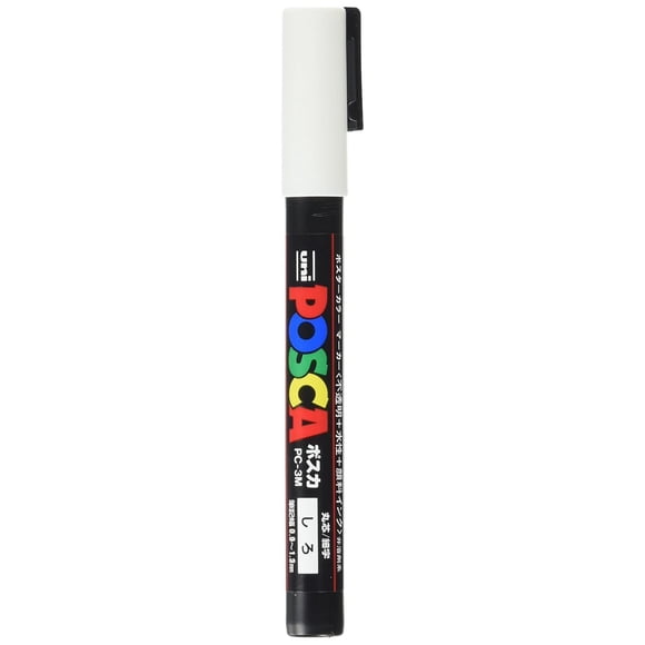 Rotulador fino Uni Posca, blanco (PC3M.1), Japón