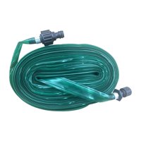 Magideal - Manguera De Aspersor Plana De Pvc, Manguera De Goteo De Agua Para El Hogar, Fácil Instalación, Manguera De Remojo, Ahorro De Agua Para Riego, Limpieza 15M
