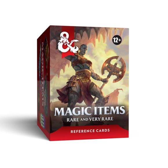 Tarjetas de referencia de objetos mágicos raros y muy raros de Dungeons & Dragons