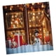 thumbnail image 4 of Juego De 2 Cortinas De Ventana De Dormitorio De Sala De Estar De Navidad 40x55 Pulgadas F, 4 of 5