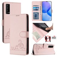 Funda Tipo Cartera Foxdock Para Tcl Stylus 5G Con Soporte, Ranuras, Rfid, Diseño De Gato