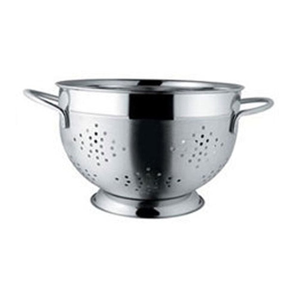 Imahe - Colador Aleman Con Pedestal Acero Inox 28 Cm