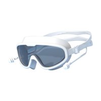 Ioensy - Gafas De Natación Con Tapón Para Los Oídos, Antivaho, Vista Amplia, Gafas De Natación Para Deportes De Playa, Estilo D