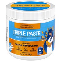 Triple Paste - Crema Para Dermatitis Del Pañal, Triple Pasta, 473 Ml, Tubo De Óxido De Zinc