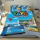 thumbnail image 1 of Tayo el Pequeño Autobús Conjunto de sábanas temático, trío de piezas, cómodo y amigable con la piel, diseño único, regalo de decoración para el hogar para familiares, amigos y fans, 90 cm * 190 cm, 1 of 6