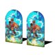 thumbnail image 1 of Dragon Striker Sujetalibros decorativos temáticos, tope para estantería con base antideslizante, uso dual para hogar y oficina - 2 piezas, 1 of 6