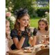 thumbnail image 3 of Conjunto Negro de Sombrero Fascinator Thstdhy para Niña - Fiesta del Té, 3 of 7
