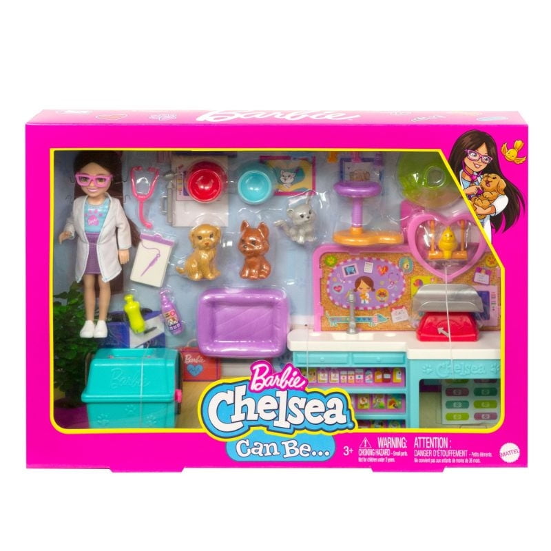 Barbie - Muñeca Chelsea Veterinaria Con Accesorios