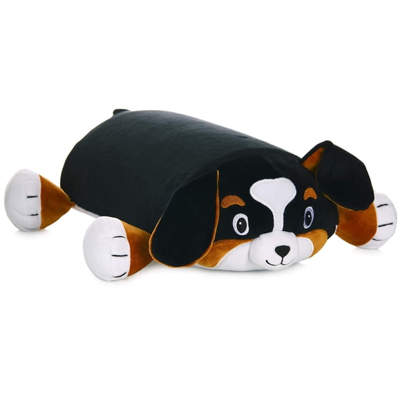 Almohada de espuma viscoelástica MEMORY MATES Bernese Dog 38 cm con diario