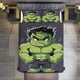 thumbnail image 3 of Super Hero Adventures Avengers Heroes Amigos 3 Piece Bedding Set Features Captain America, Hulk, , Bed Sheets, 3 of 5