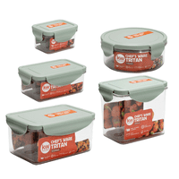 Kitchenware - Pack Promo 4 Contenedores Hermeticos Tritan Tapa Twistlock 2