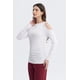 thumbnail image 2 of Polera Mujer Aplicación Nudo Hombro Crudo, 2 of 4