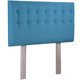 thumbnail image 1 of Respaldo Cama Botone King Felpa Turquesa, 1 of 4